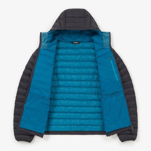 Seadon Gale ACT Puffer Hoodie Balkan Black Small nwt - Picture 3 of 7